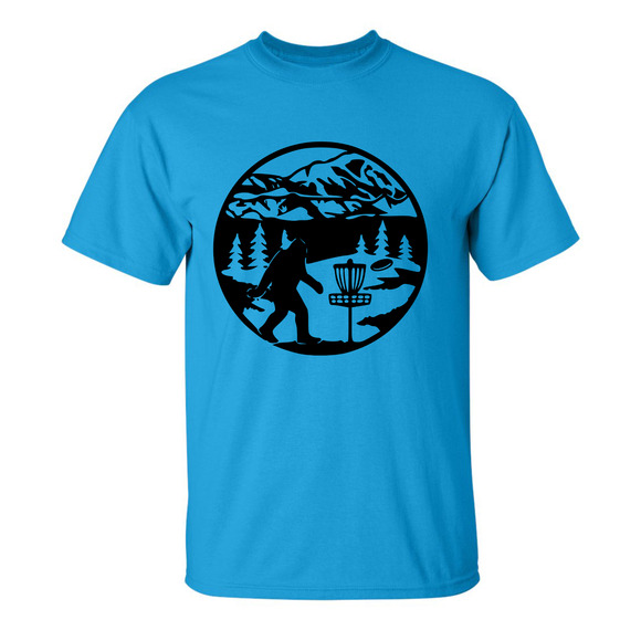 Disc Golf T Shirt SASQUATCH MOUNTAINS Discgolfer Discgolfing Shirt - Picture 15 of 16